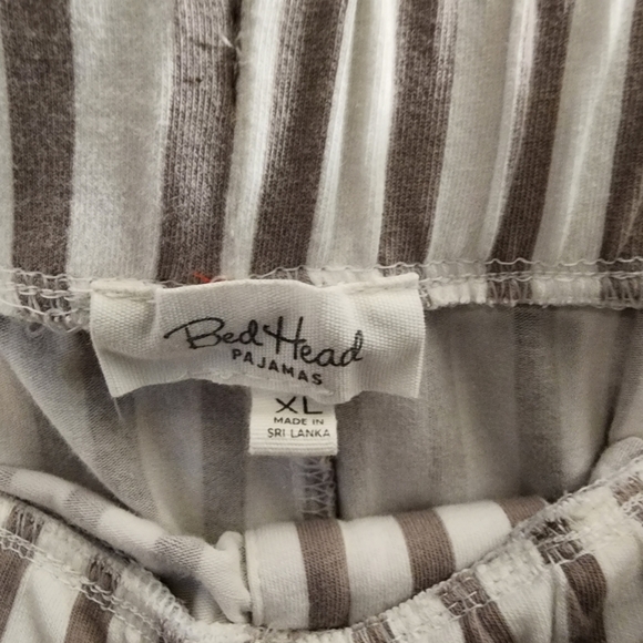 BedHead Pajamas Long-Sleeve Grey Striped Classic PJ Set in Mid Grey Stripe - Picture 16 of 16